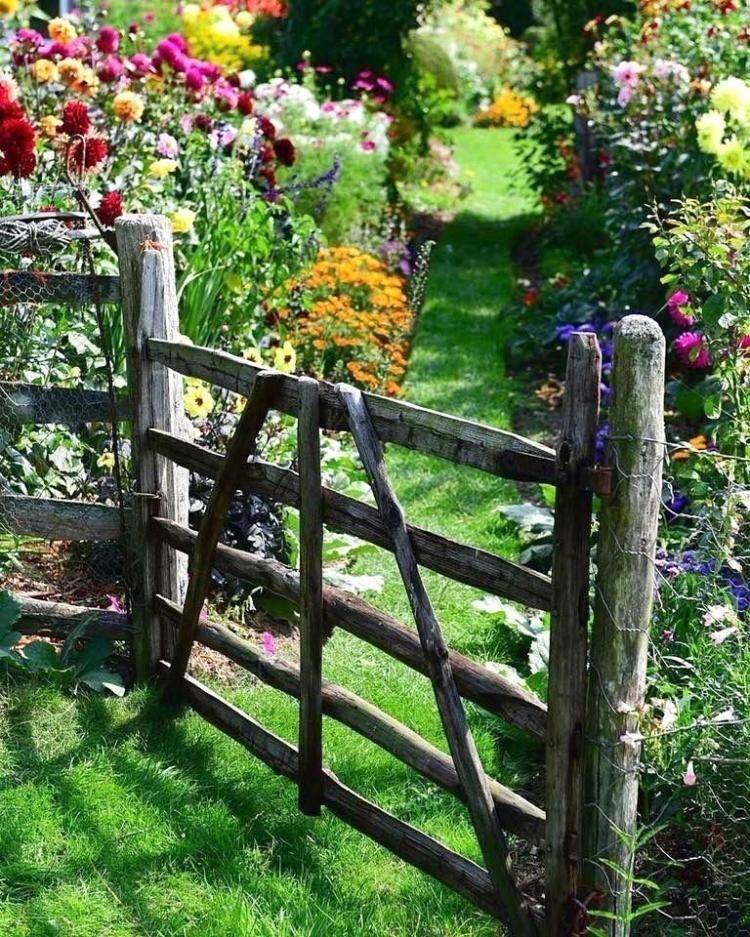 20 Wood Garden Border Fence Ideas For This Year SharonSable