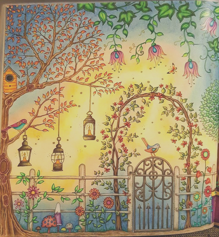 22 Secret Garden Coloring Book Ideas Worth to Check | SharonSable