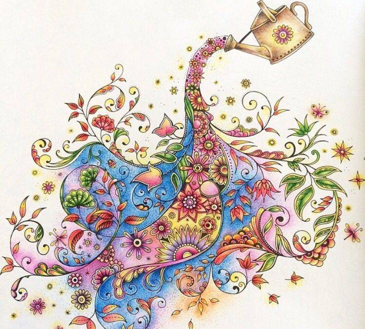 Johanna Basford Colouring Ideas