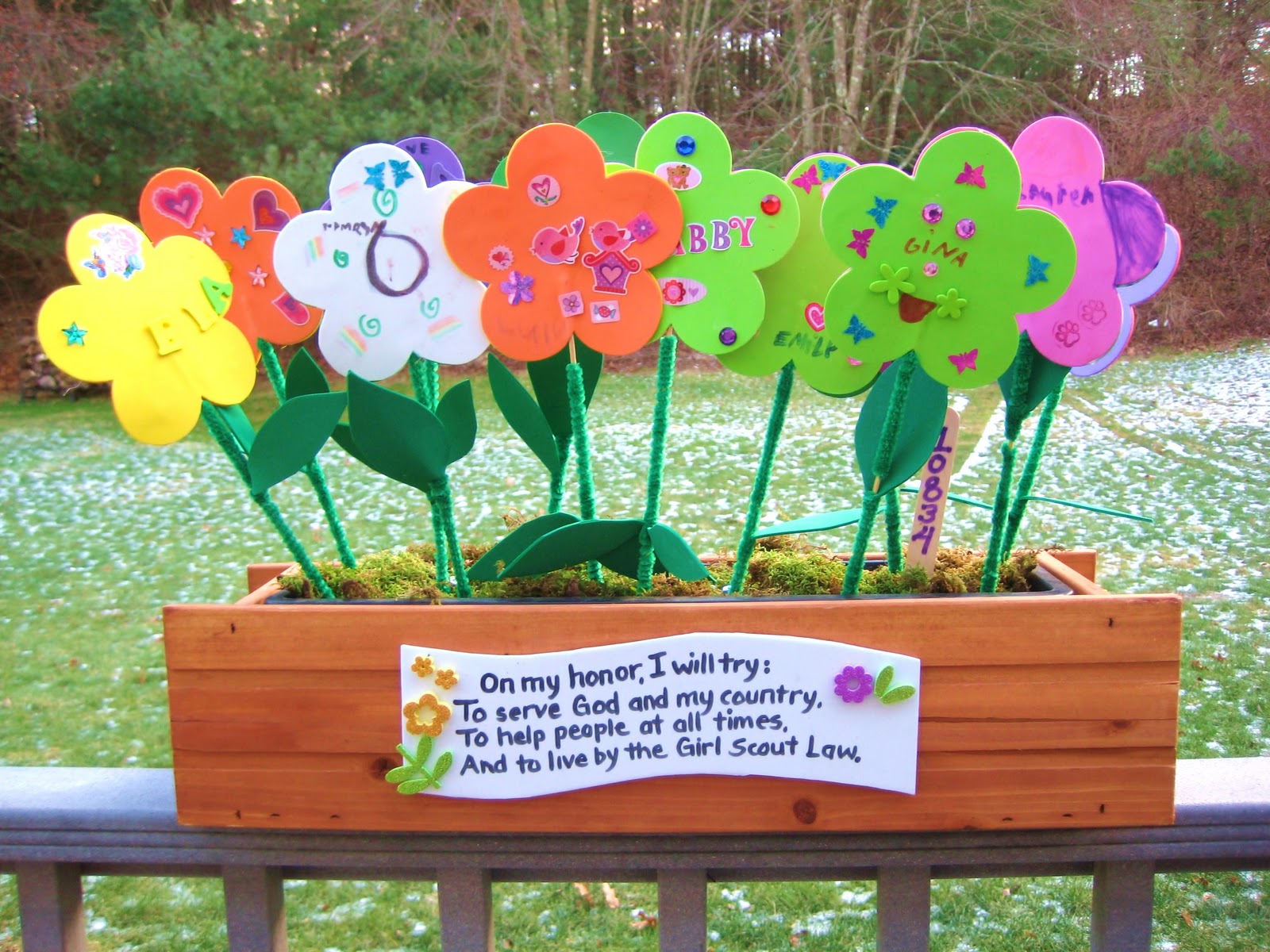 Daisy Girl Scout Party Flower Birthday Party