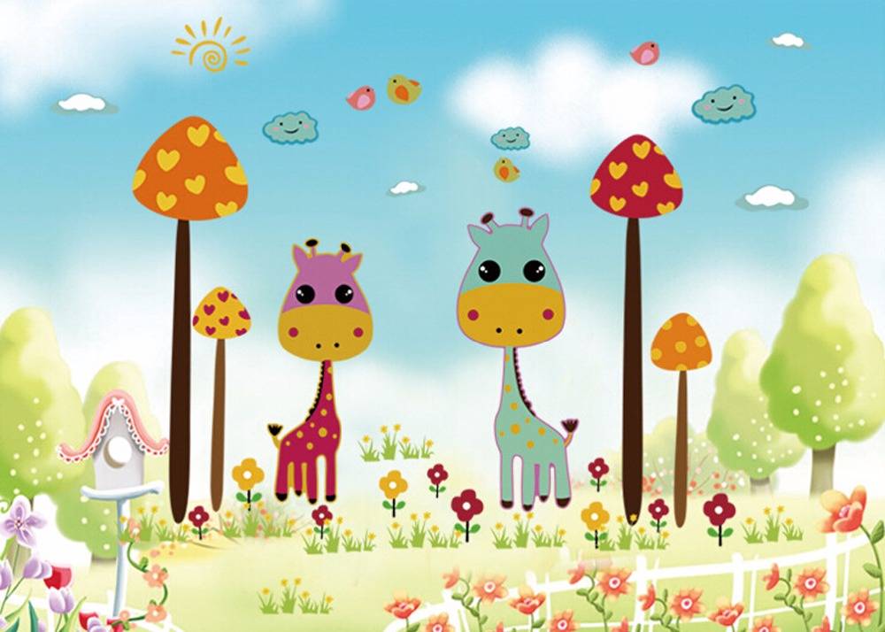 The Garden Background Stock