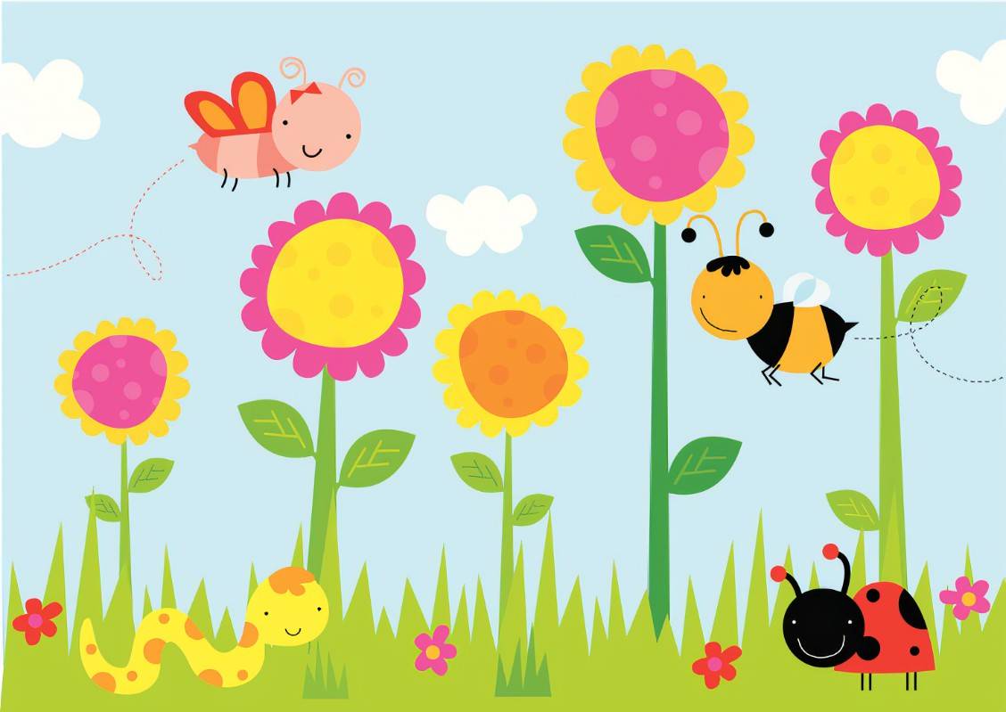 Cute Easter Bunny Cartoon Painting