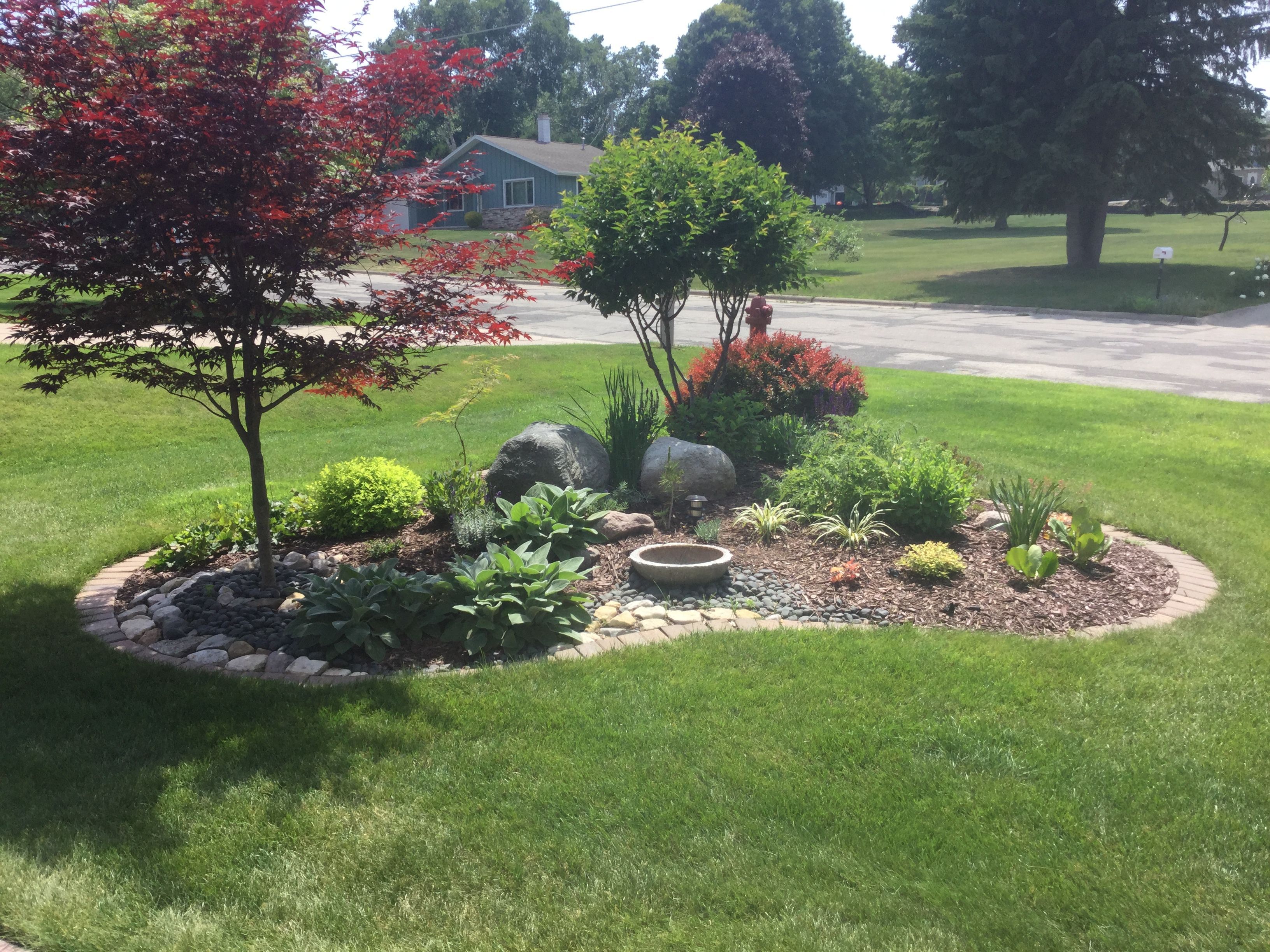 Landscaping Island Outdoor Curb Appeal