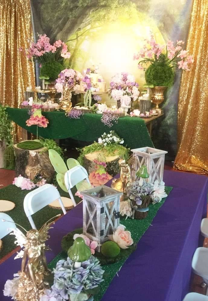 Karas Party Ideas Enchanted Fairy Garden Birthday Party