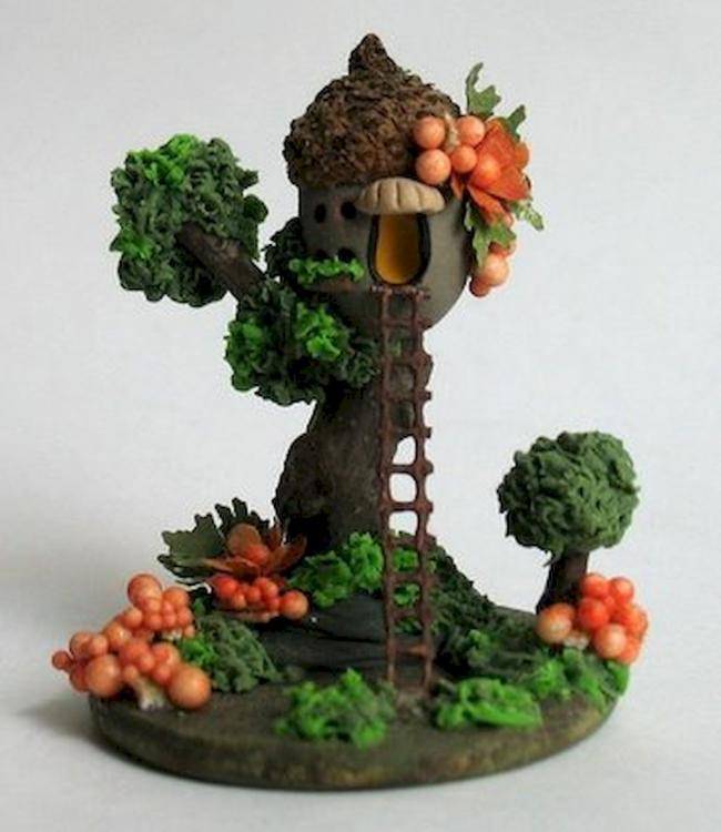 Cute Diy Polymer Clay Fairy Garden Ideas