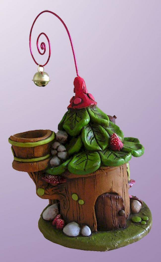 Broken Clay Pot Fairy Garden