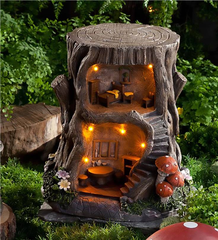 Only Tree House Fairy Gardens Uk