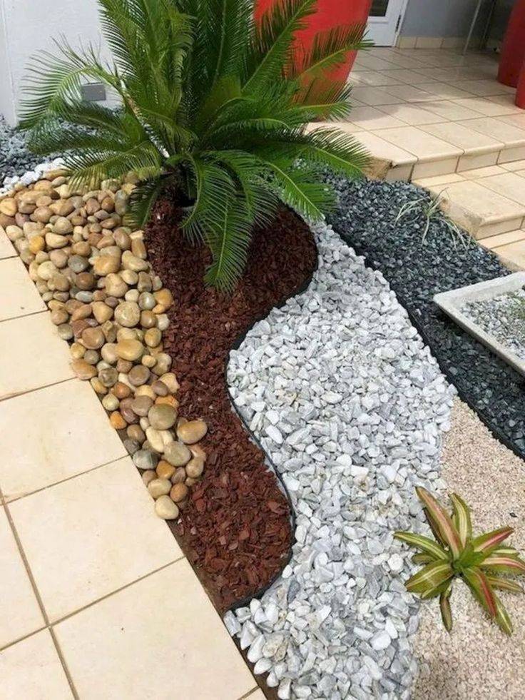 Best White Gravel Landscaping Design Ideas Trend Front Yard