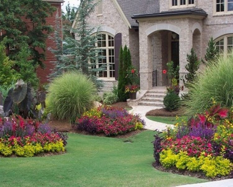 Glitteringsimplelandscapingideasforfrontofsmallhousehome