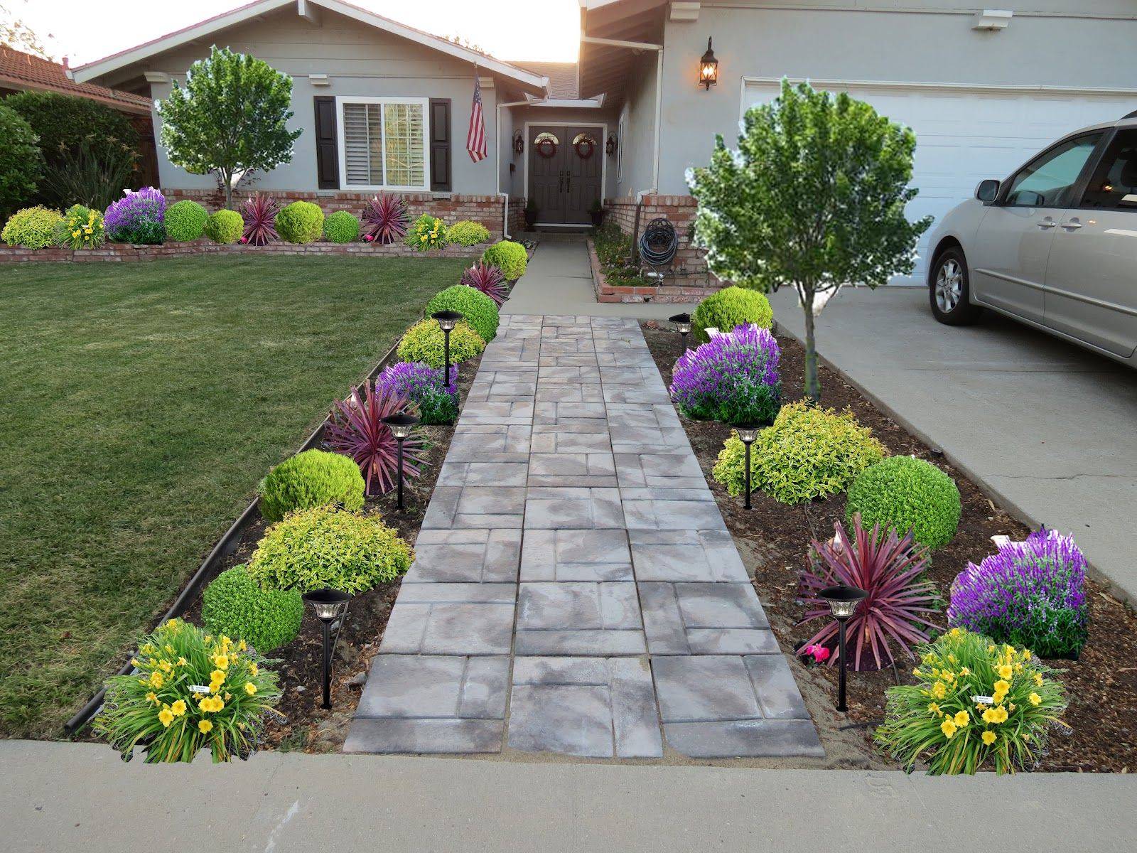 Stunning Landscaping Front Entrance Design Ideas Front Door