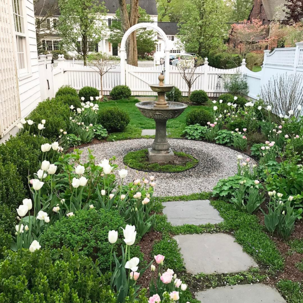 Front English Small Yard Patio Garden Charming Ideas Scheme Heavenly