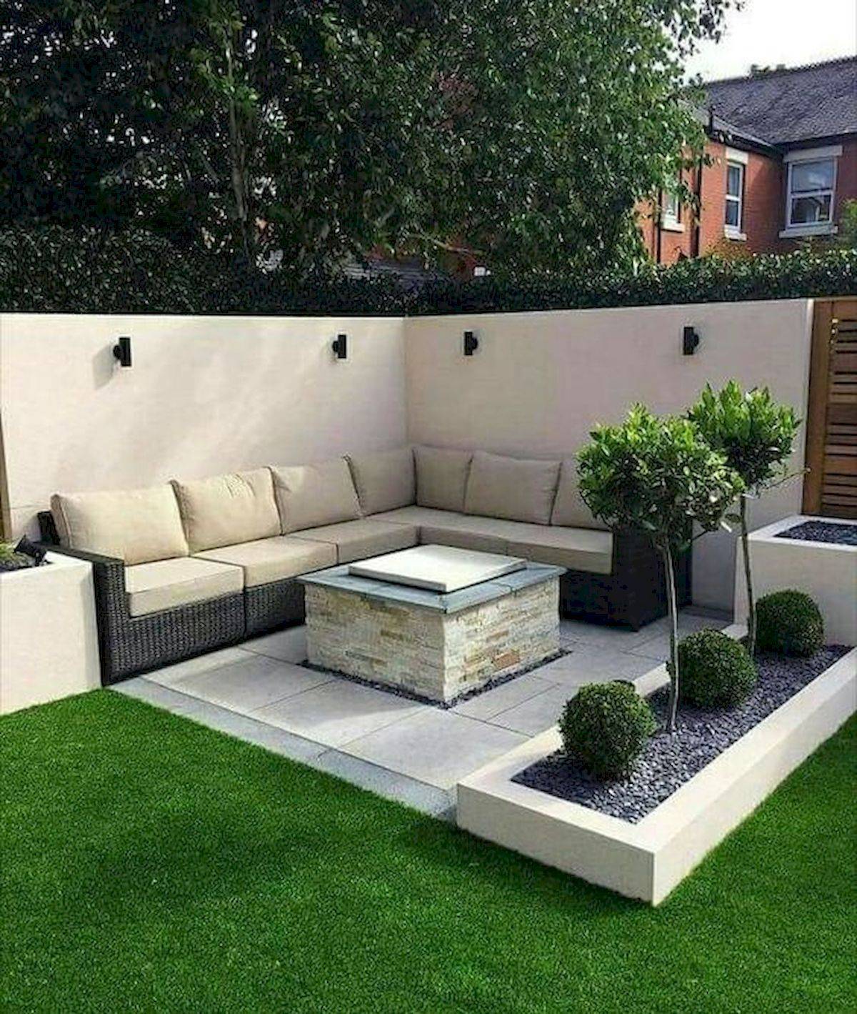Small Backyard Seating Area