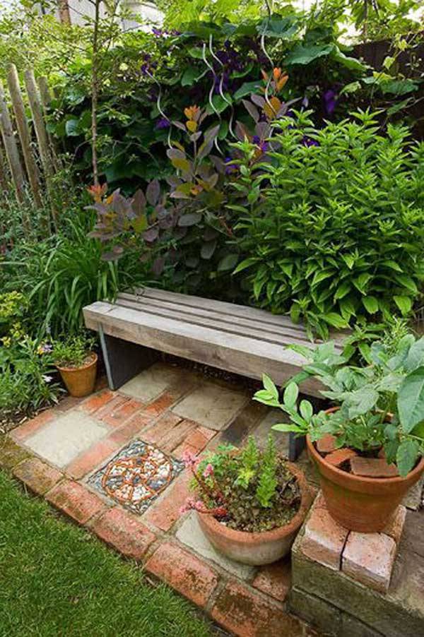 Modern Garden Seating Area
