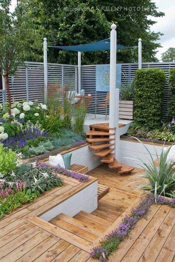 Rear Garden Seating Area Patio Ideas