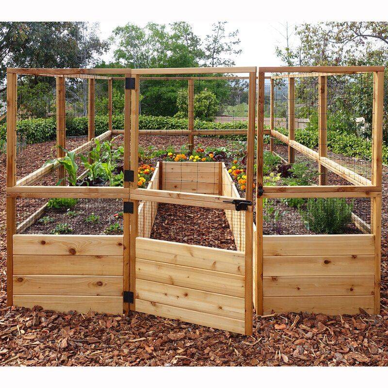 21 Raised Garden Bed with Fence Design Ideas You Should Look SharonSable