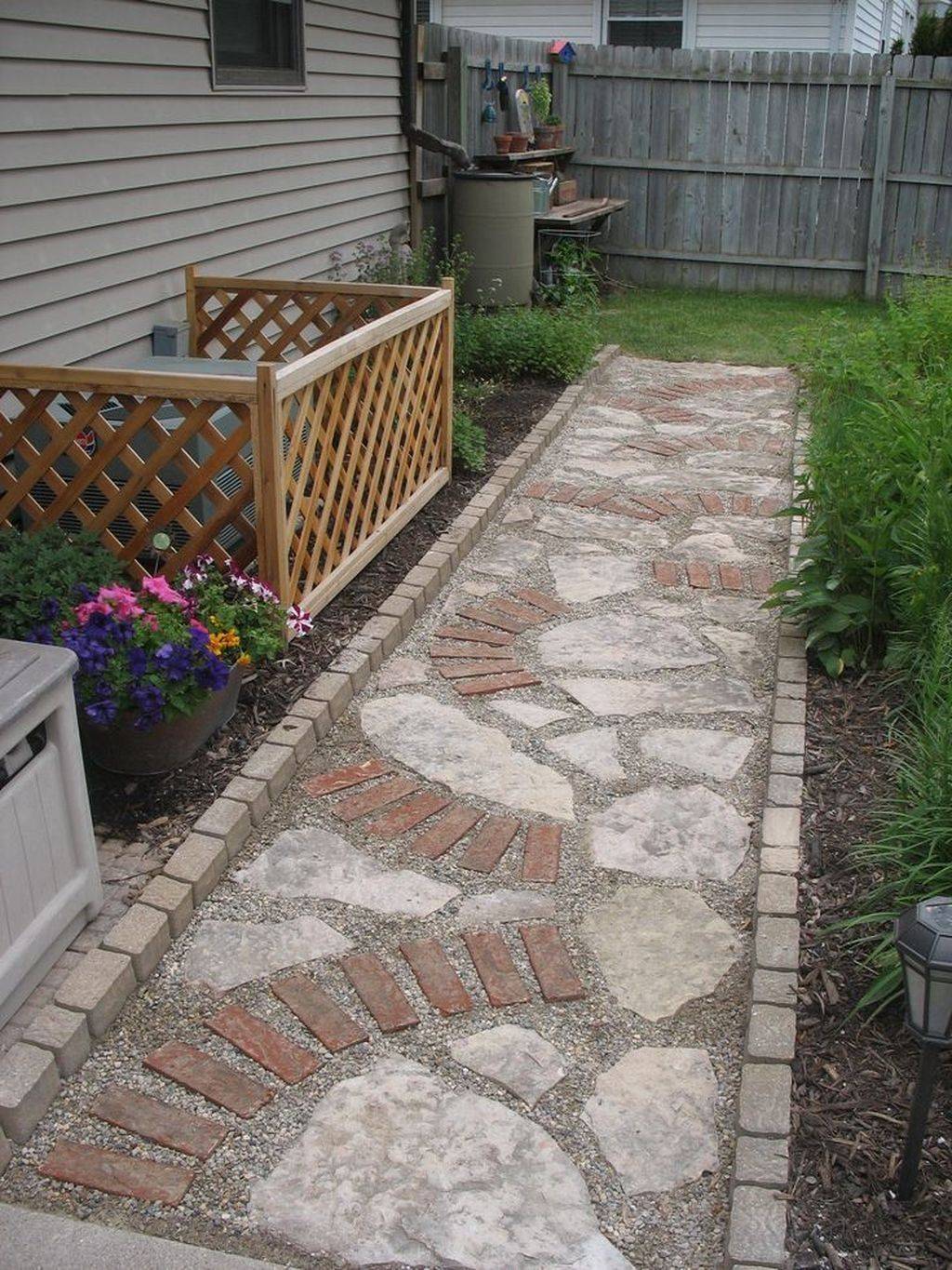 Brick Pathway Walkways Ideas Brick Garden