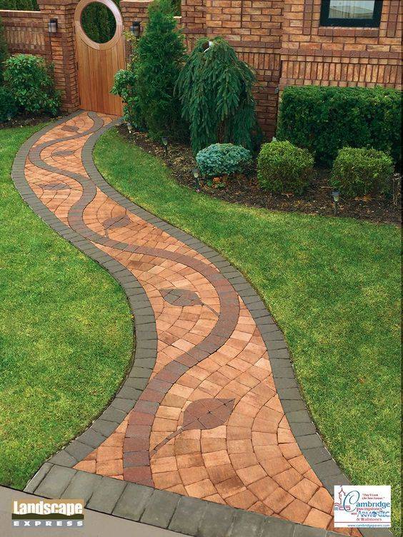Brick Pathway Walkways Ideas Brick Garden