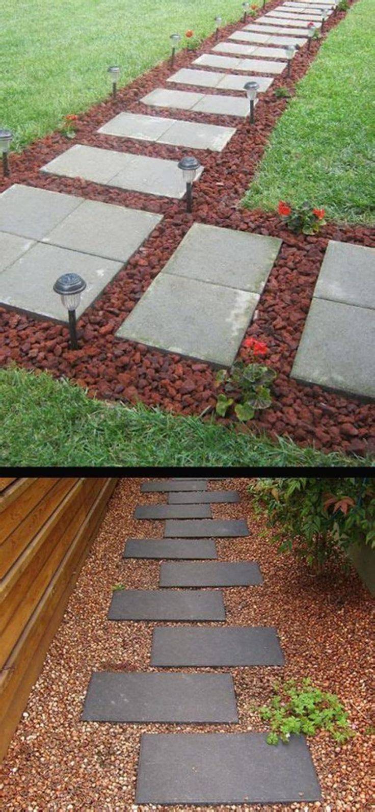 Diy Stone Walkway Design Ideas