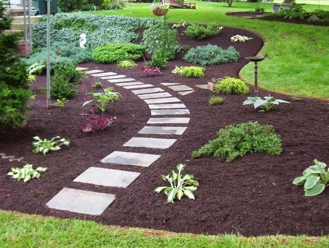 Mulch Path Diy Garden Paths Thrifty Designs Bob Vila
