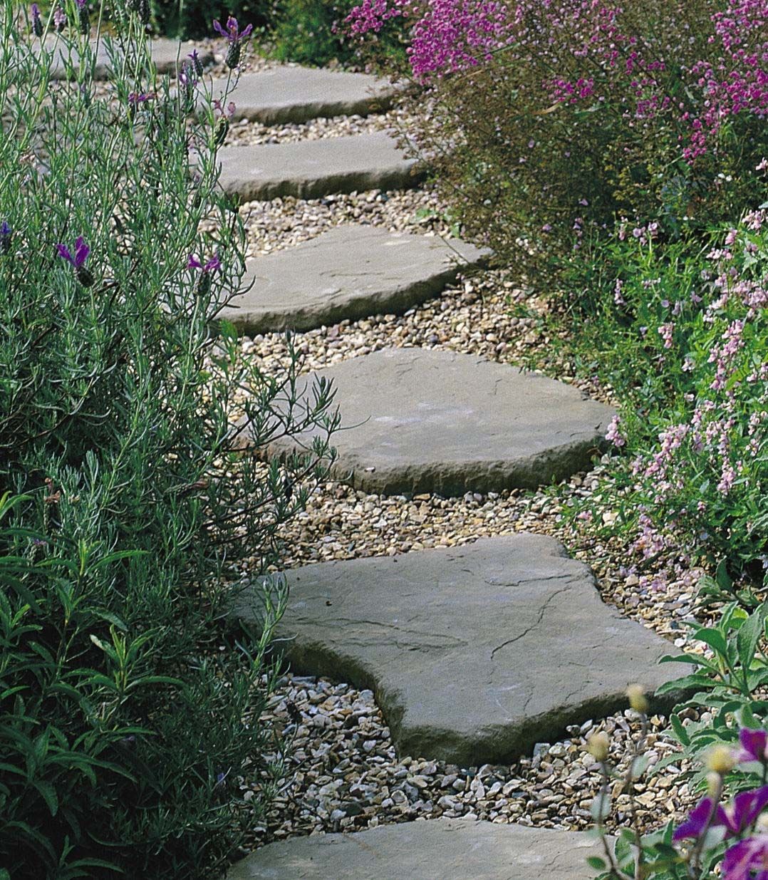 Lovely Stepping Stones Pathway Ideas