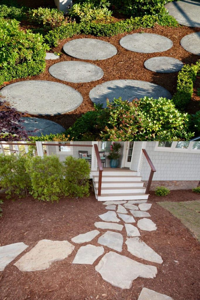 Diy Stone Walkway Design Ideas