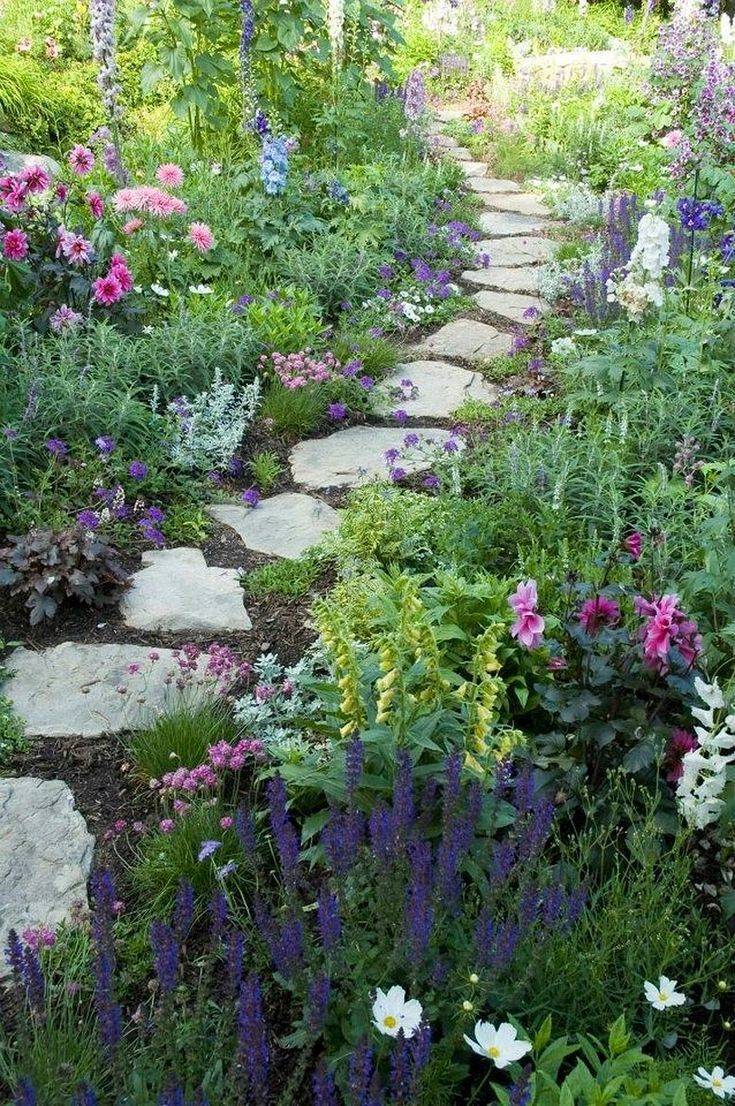 Beautiful Side Yard Garden Path Design Ideas
