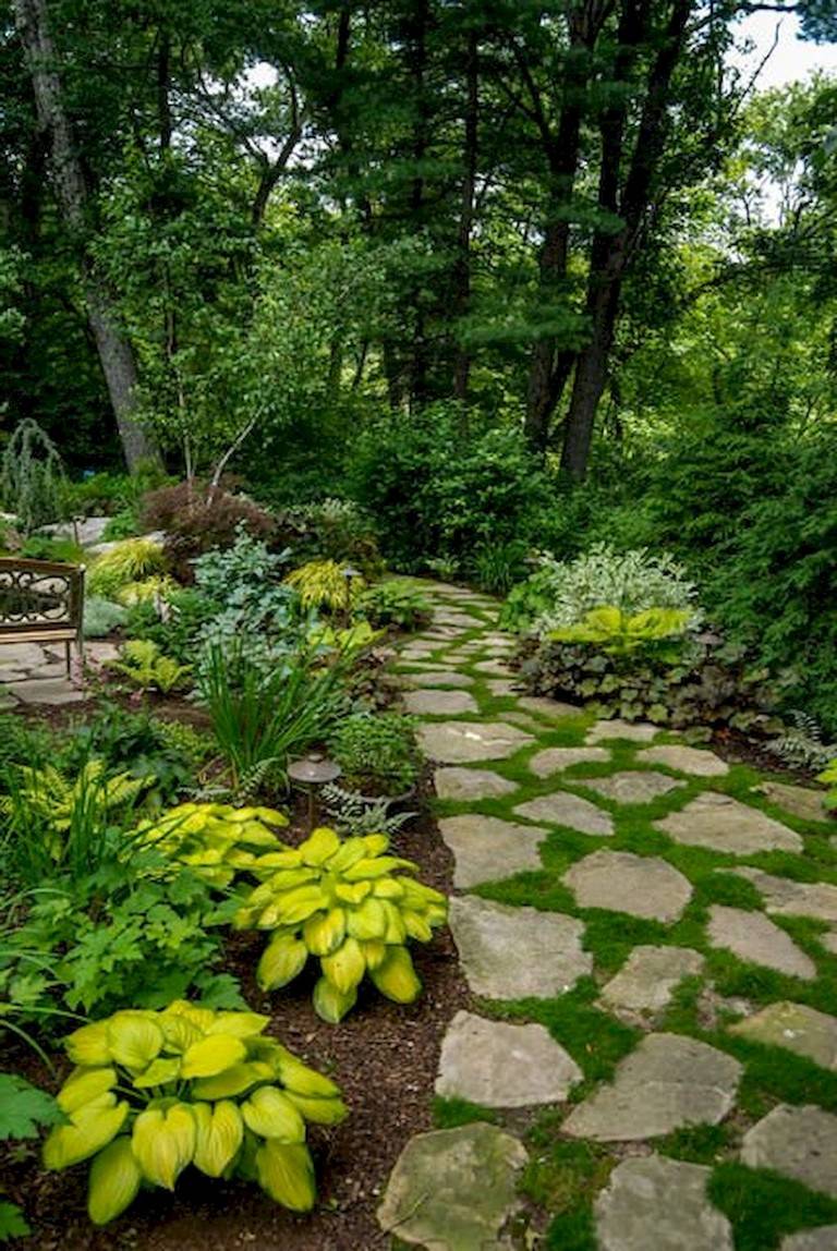 Beautiful Backyard Garden Path