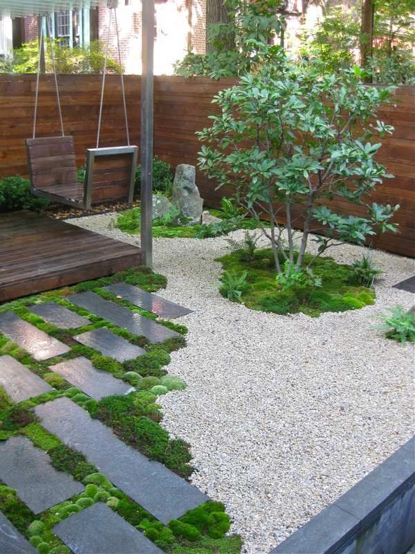 Modern Zen Garden Small Space Design Contemporary Landscape