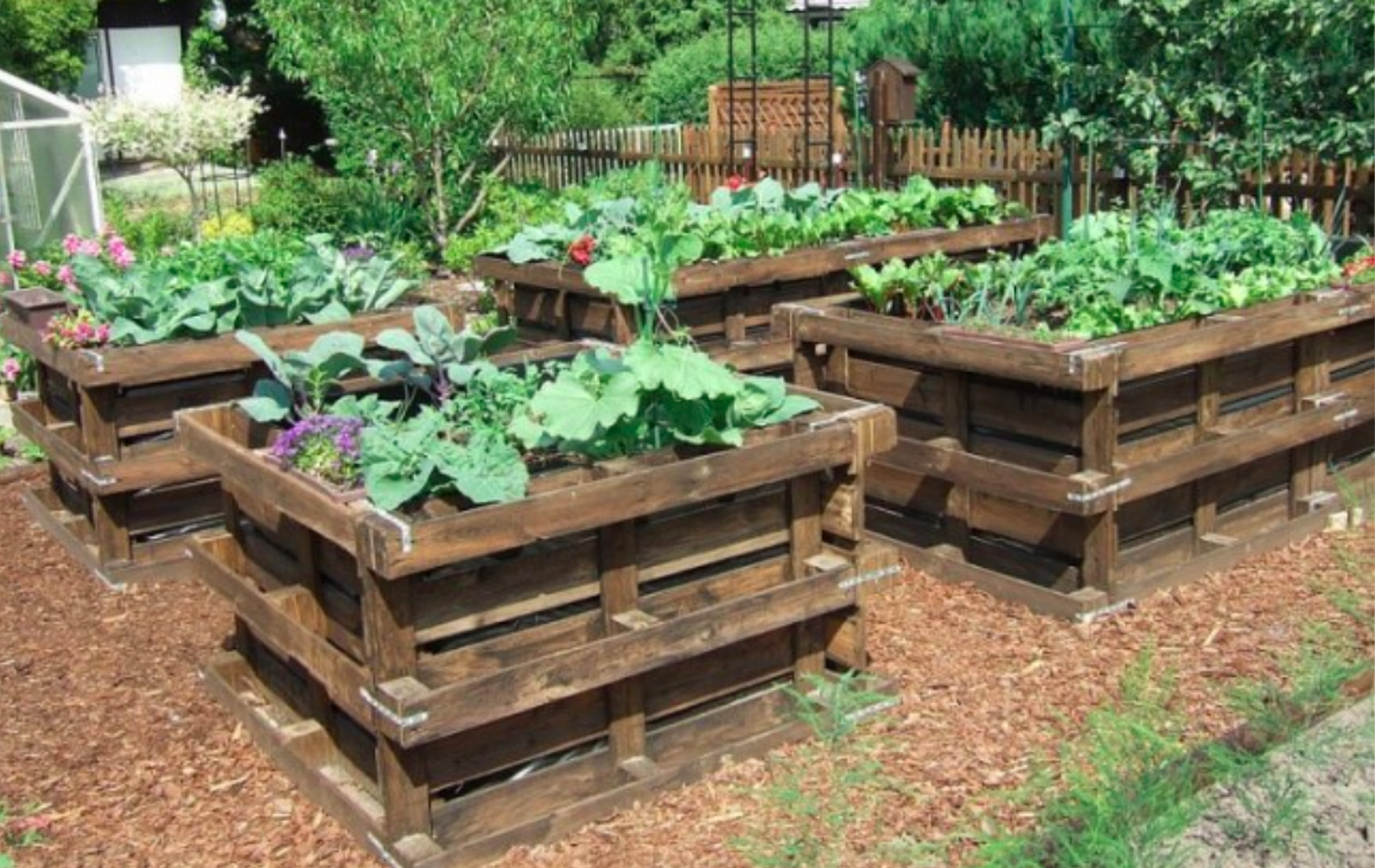 Pallets Wooden Made Vertical Garden