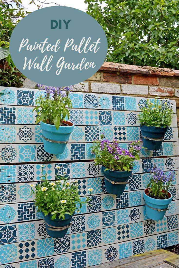 Vertical Pallet Garden Ideas