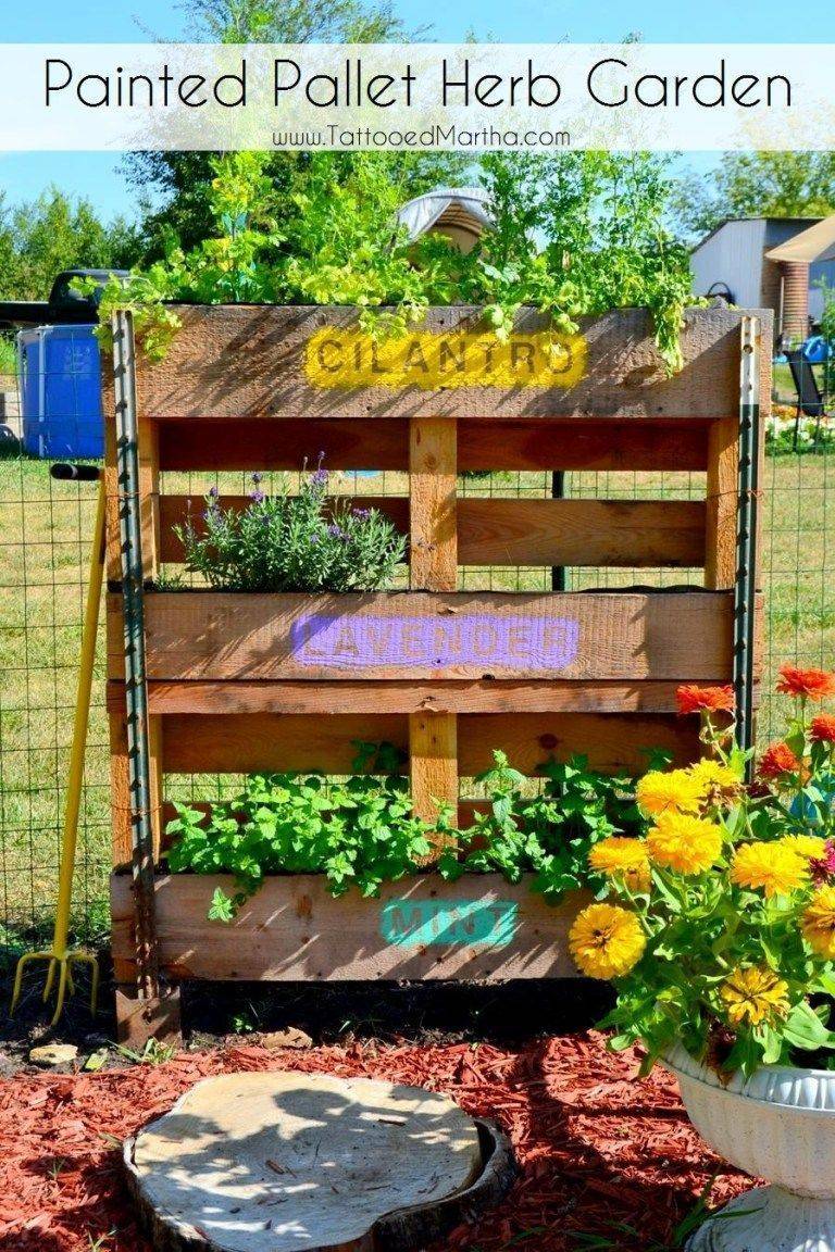 Diy Pallet Garden Easy Vertical Gardening