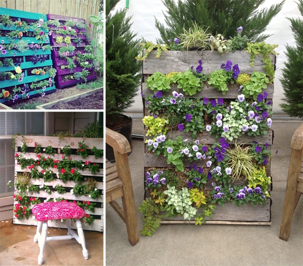 Painted Pallet Herb Garden Small Herb Garden
