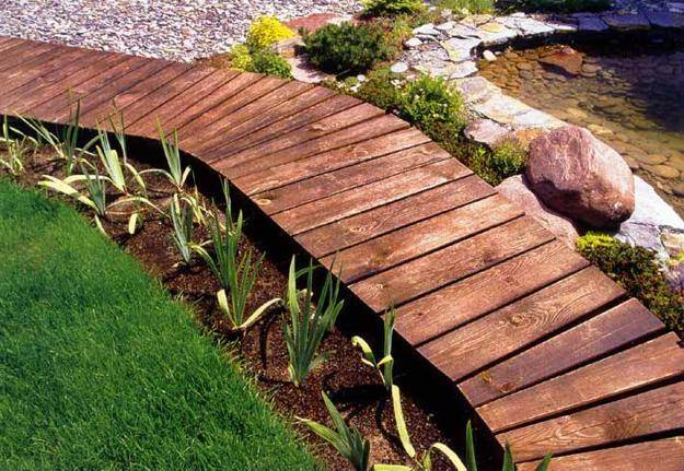 Top Best Wooden Walkway Ideas Wood Path Designs