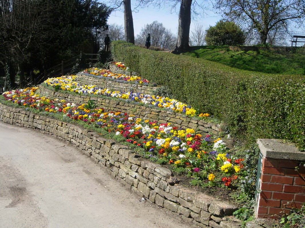 Ornamental Garden Slope Pinterest Hledat Googlem Zahrada