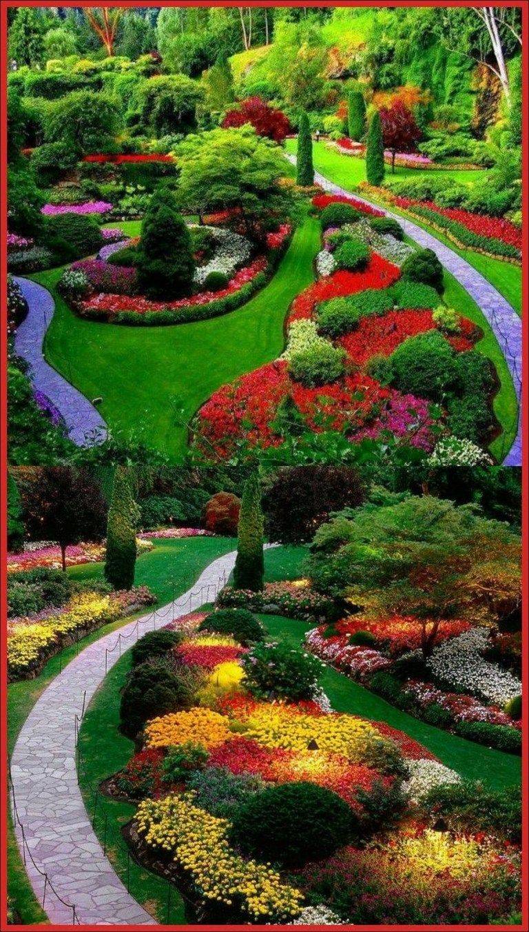 Most Beautiful Flower Garden Landscaping Ideas