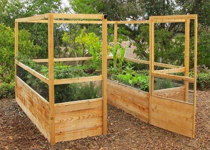 A Raised Enclosed Garden Bed Diy Projects