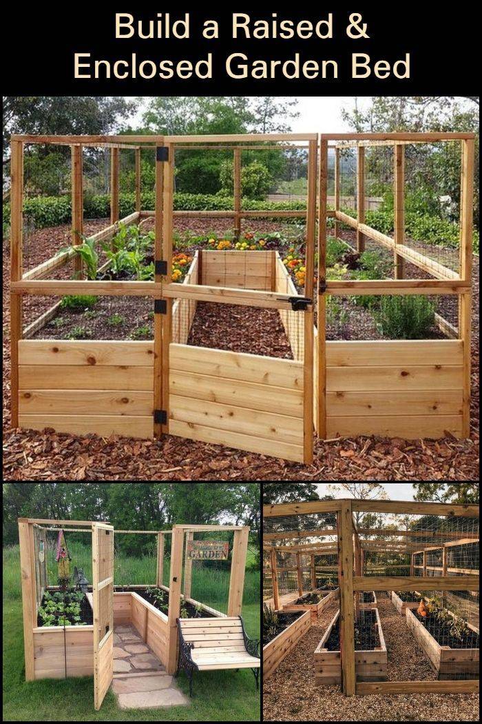 Enclosed Garden Bed