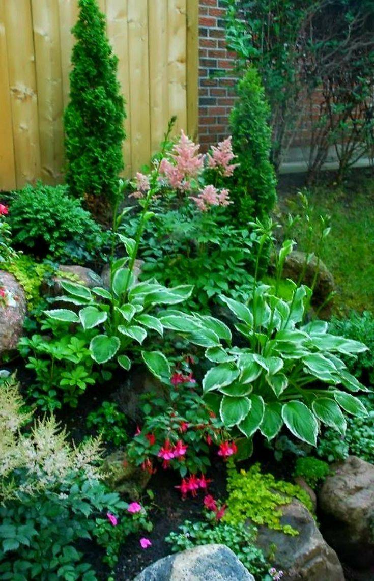 Shade Landscape Patio Small Flower Garden Design Designs Fascinating