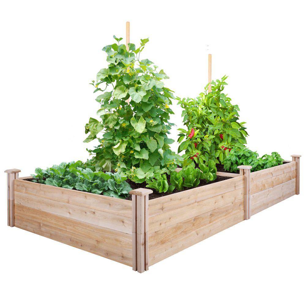 Western Red Cedar Raised Garden Bed