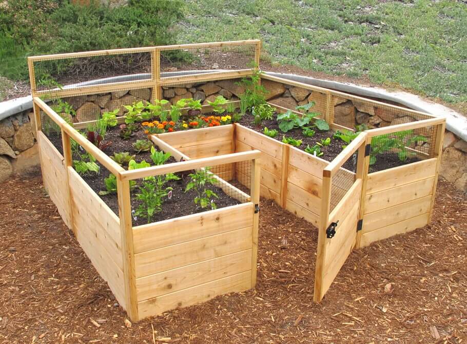 Plastic Raised Garden Beds Periwinkle Grow Bed Raised Beds