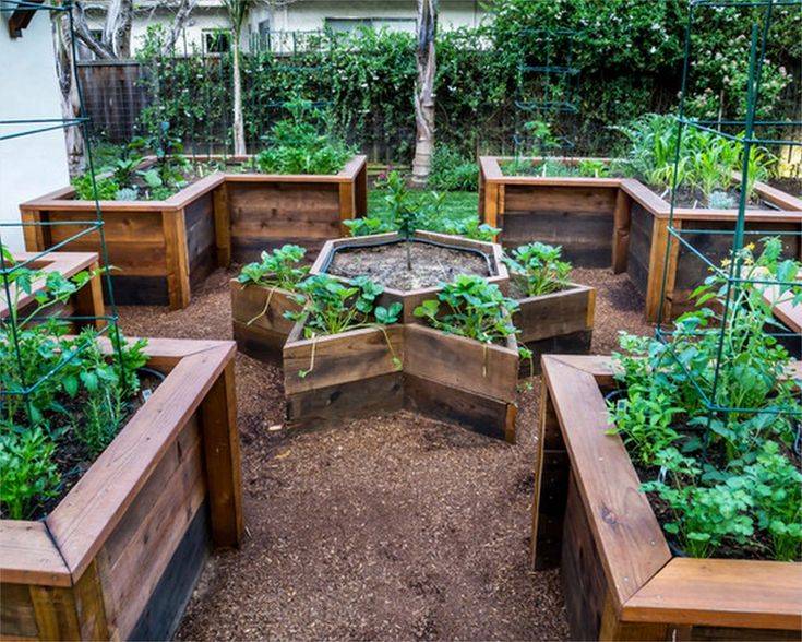 This Rustic Elevated Garden Bed