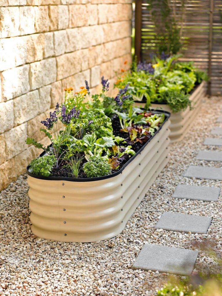 This Inexpensive Waist High Planter Box