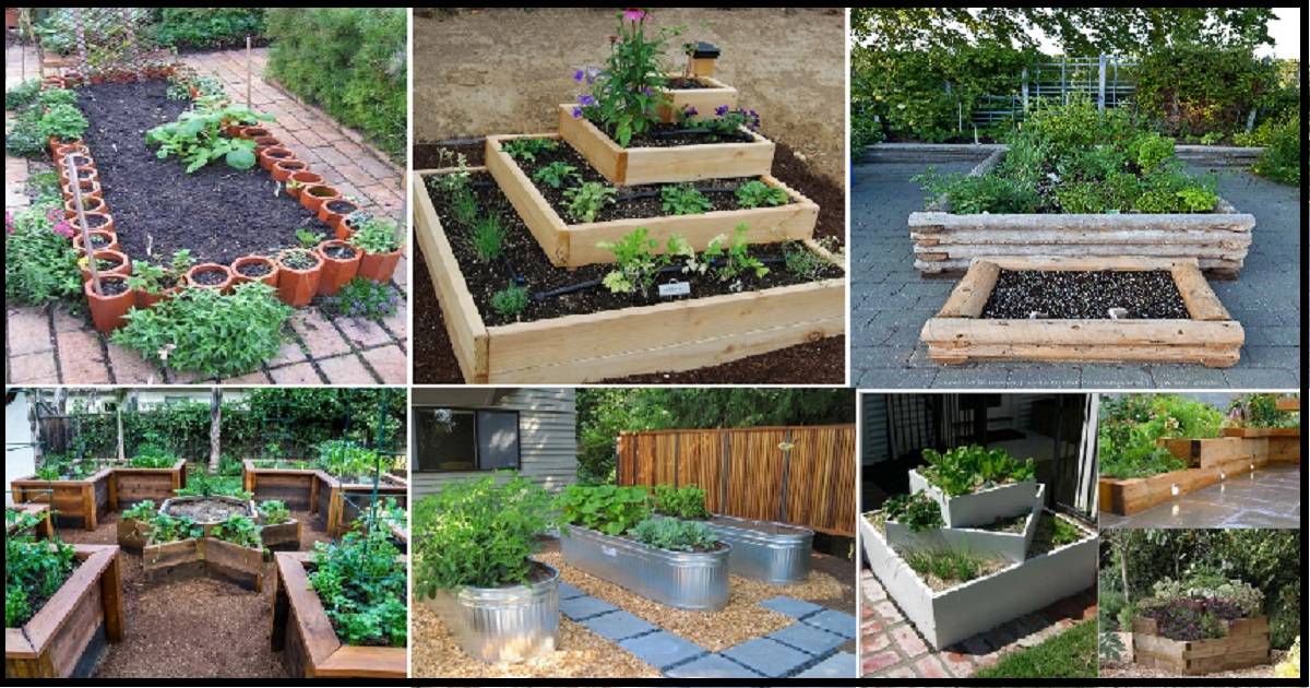 Raised Bed Garden Design Arch Trellises