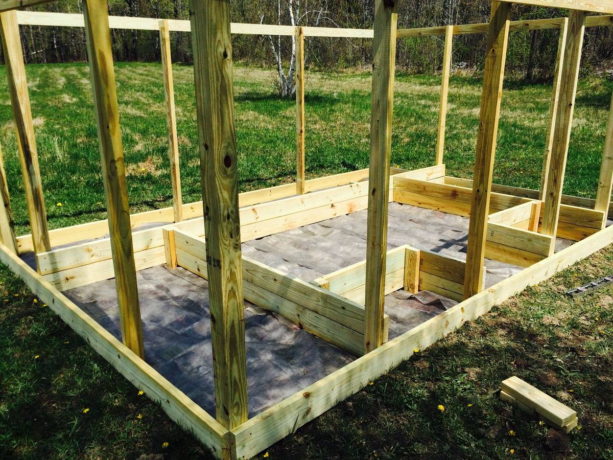A Raised And Enclosed Garden Bed