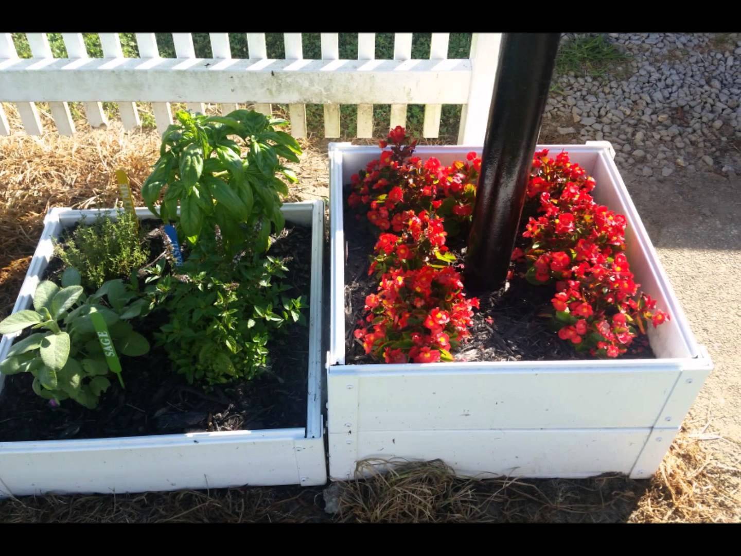 Handy Bed X Stackable White Vinyl Raised Garden Bed Mk Library