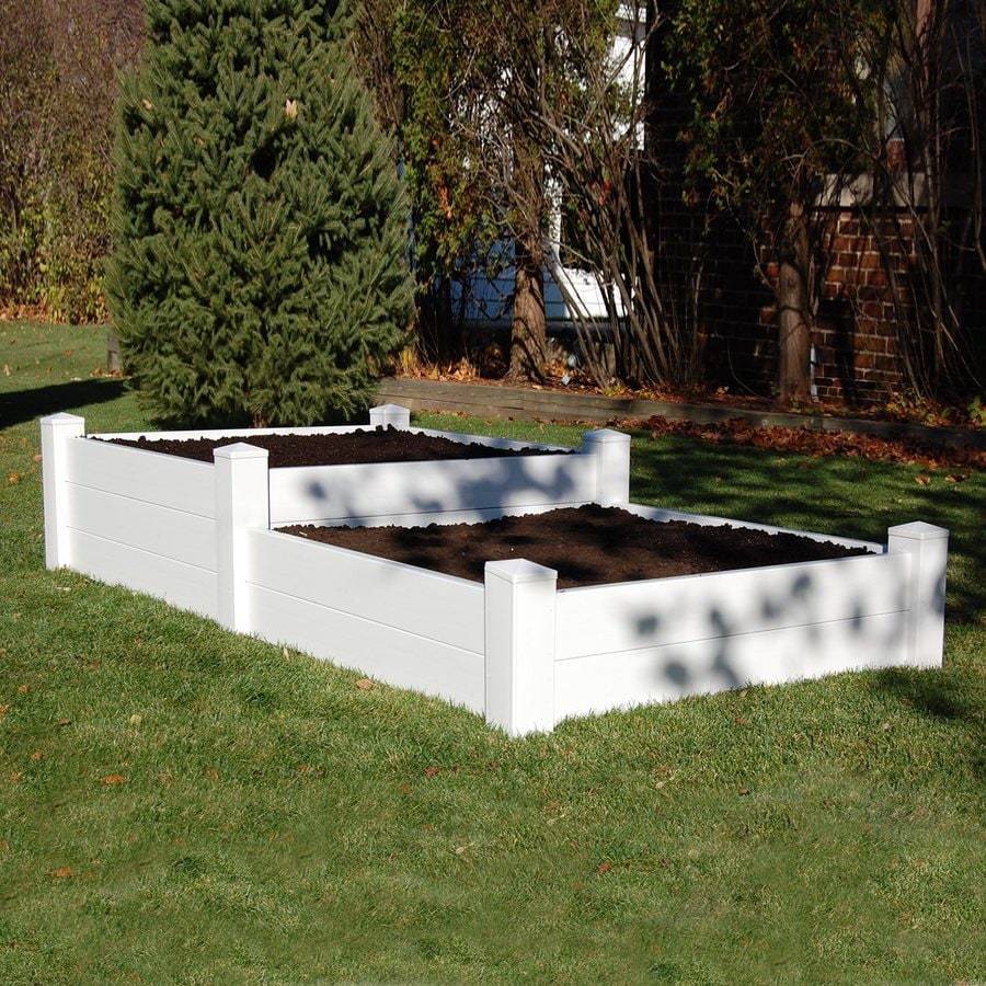 Tier Wooden Raised Elevated Garden Bed Planter Box Kit Flower