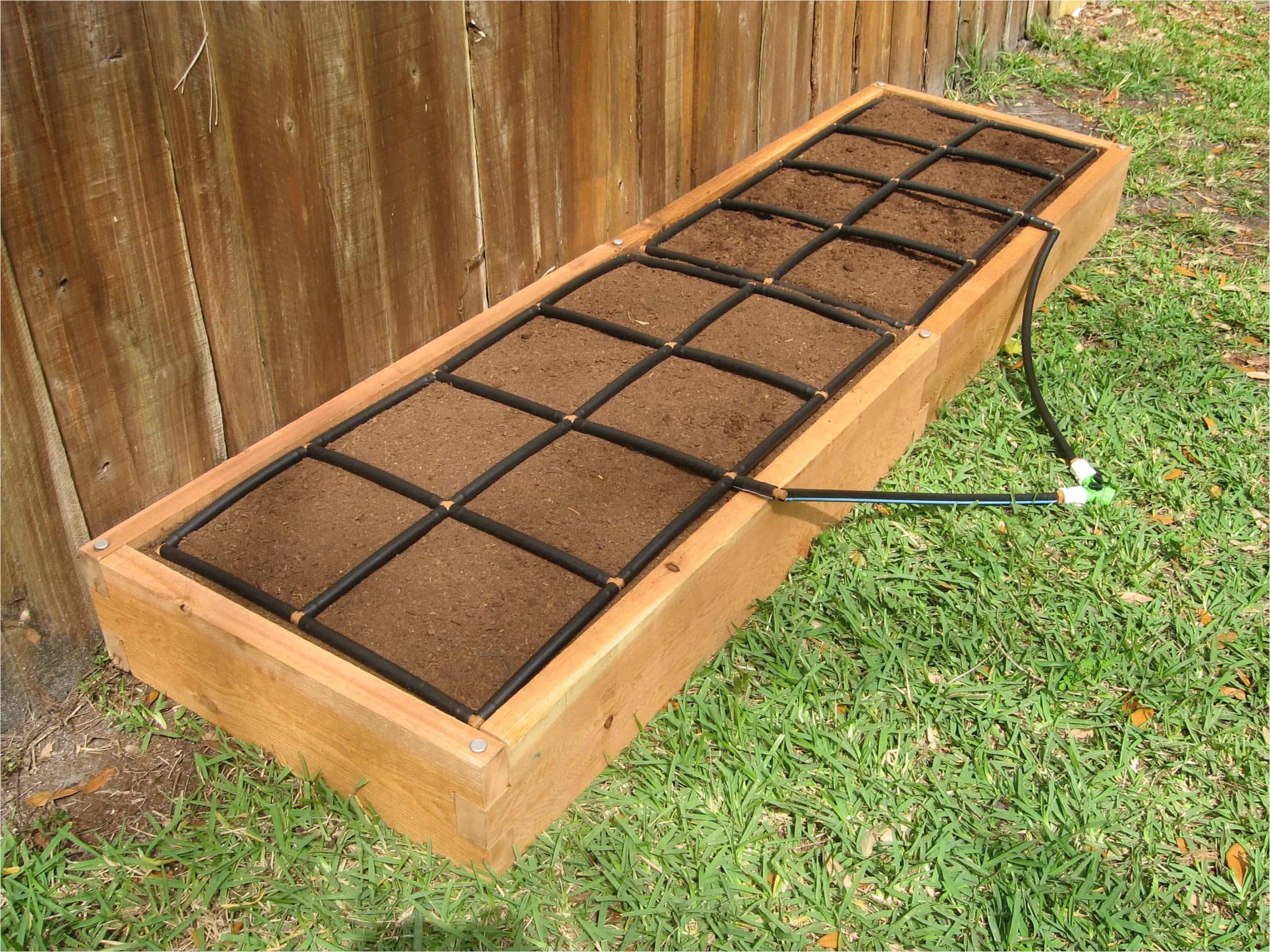 H Brown Composite Raised Garden