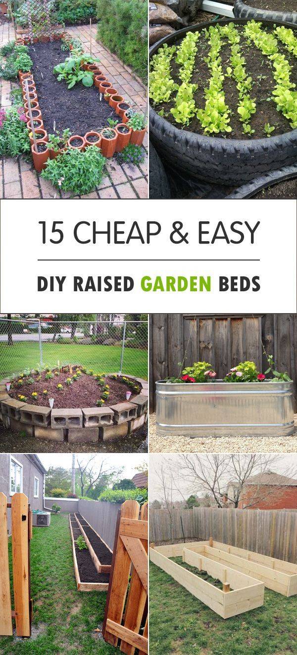 Inexpensive Raised Garden Bed Ideas