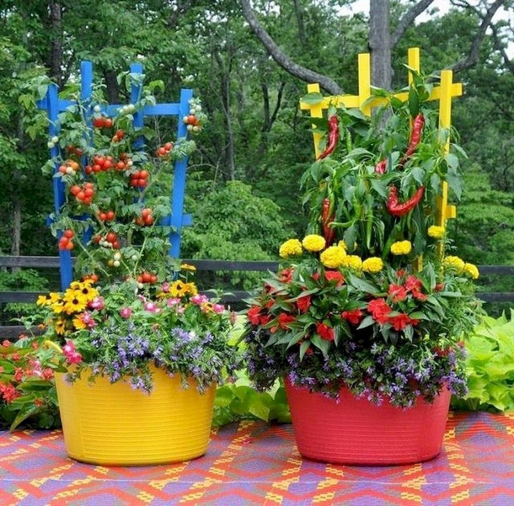 Diy Creative Patio Vegetable Garden Containers Ideas Viraldecoration