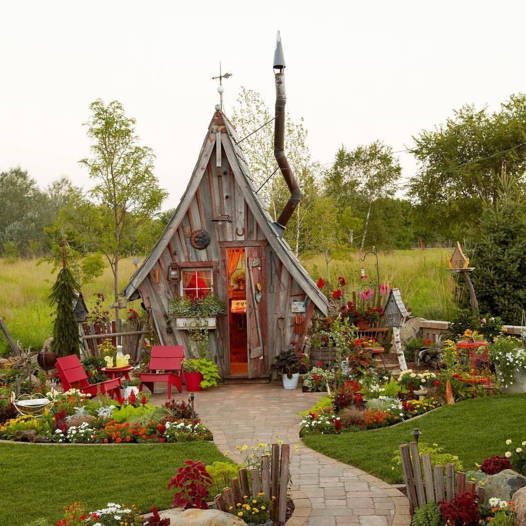 Whimsical Cottage Garden